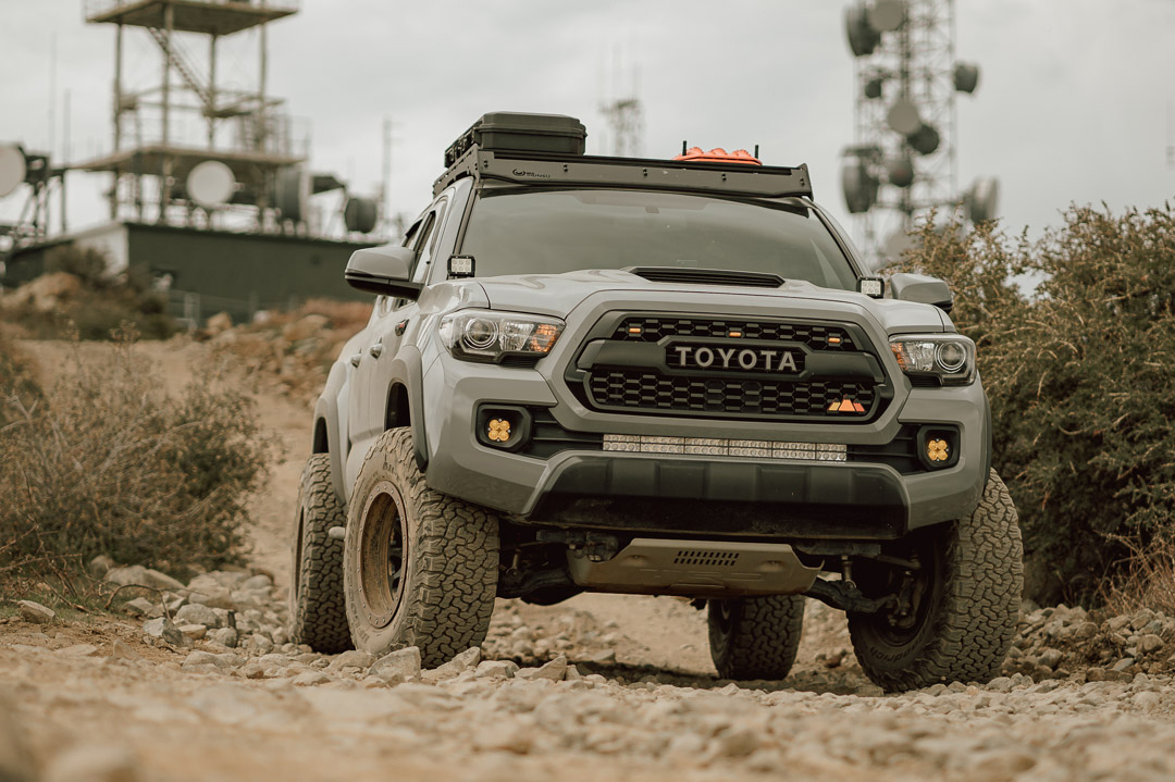 Cement Grey TRD Pro Tacoma with BFG KO2 285/70/R17 Tires