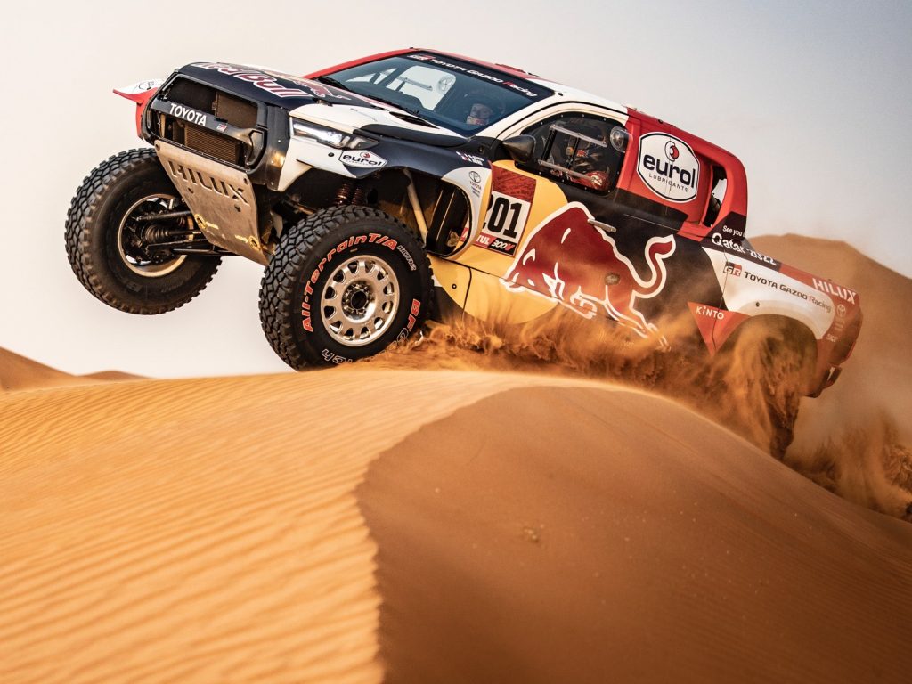 Dakar Rally Toyota Hilux with Powerbrake Big Brake Kit