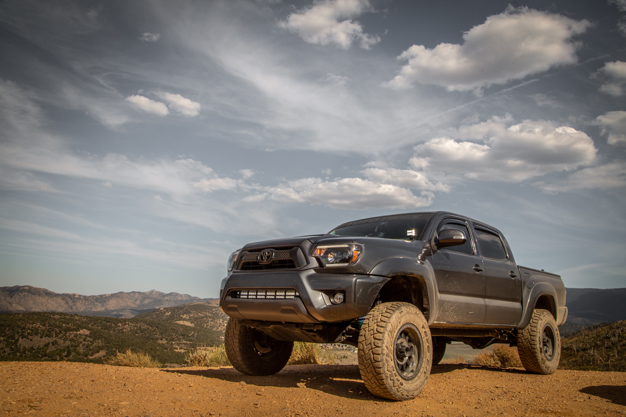 Lifted 2nd Gen Tacoma With Hidden Bumper LED Bar & Toyo Tires