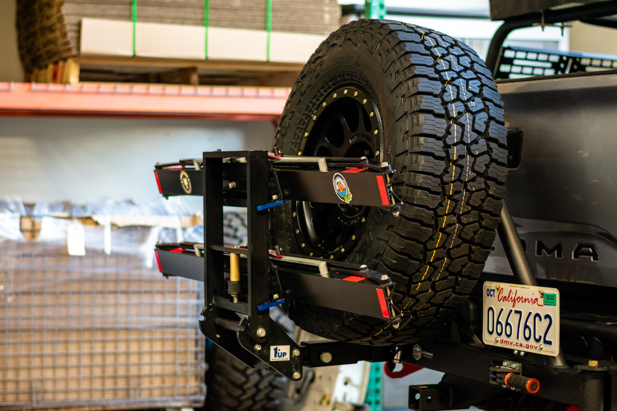 Hitch Mounted vs. Bumper Mounted Tire Swingout - Review and Overview of RIGd Supply Swingout