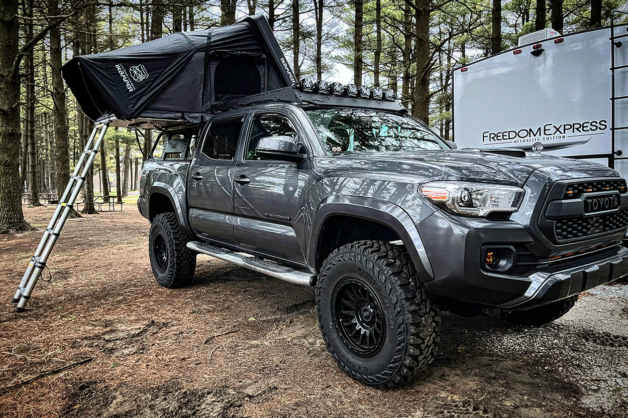 Tacoma shop tent topper