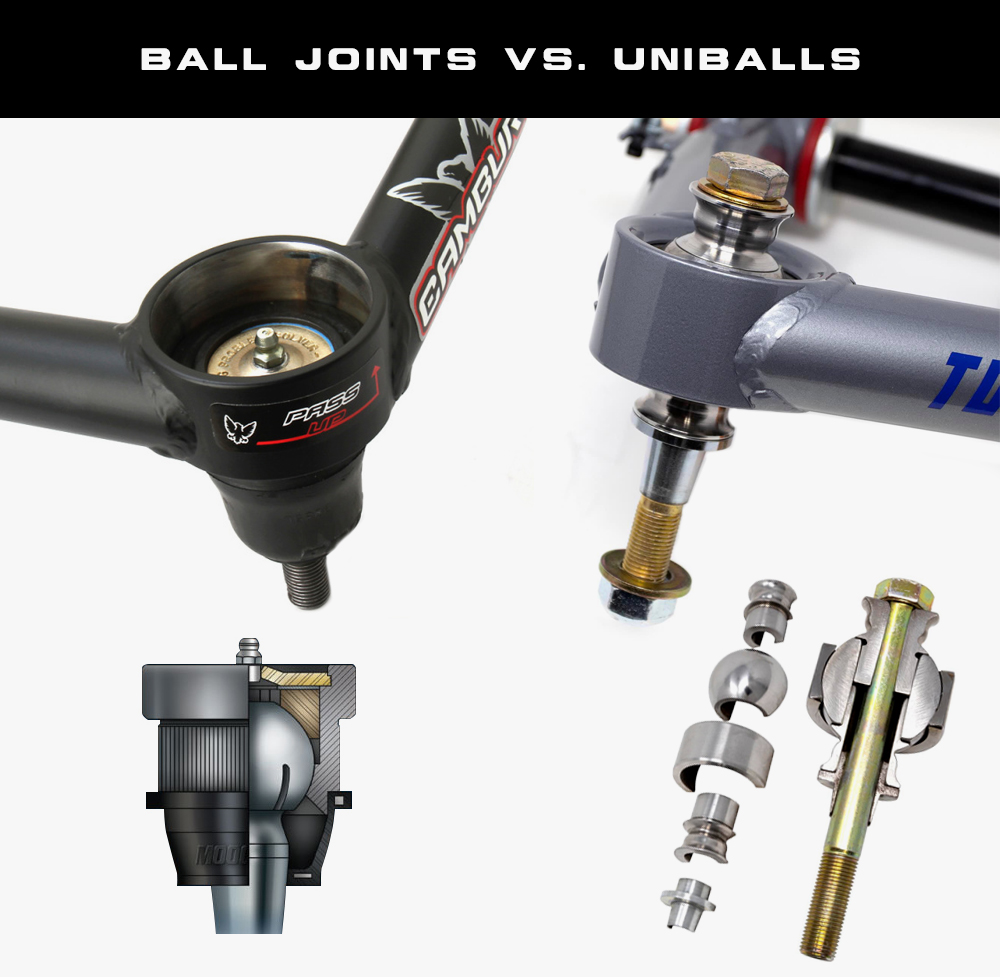 Uniballs Vs. Ball Joints