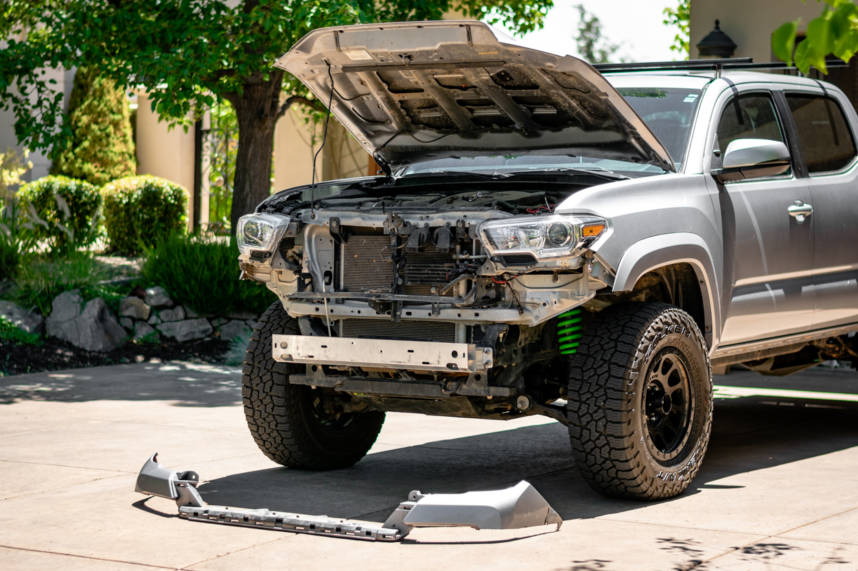 Runnin 4 Tacos (R4T) Color-Matched, No-Cut Bumper Caps for 3rd Gen Tacoma - Install Guide