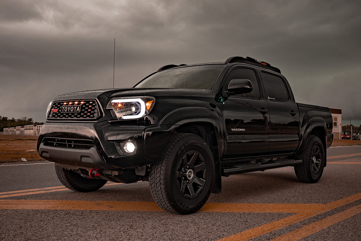 2nd Gen Tacoma With Spec-D Tuning Headlights