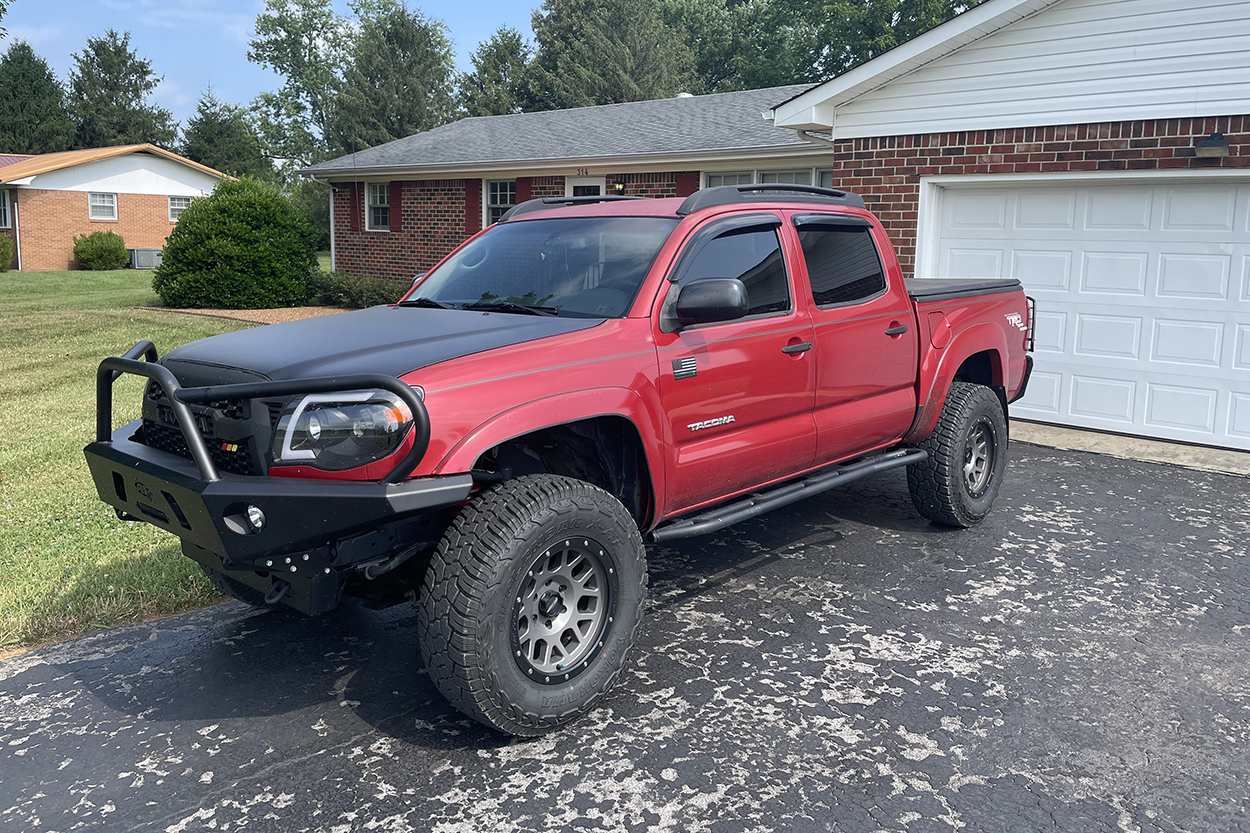 2nd Gen Tacoma With All-Pro Off-Road Apex Armor, Full Hoop Bumper