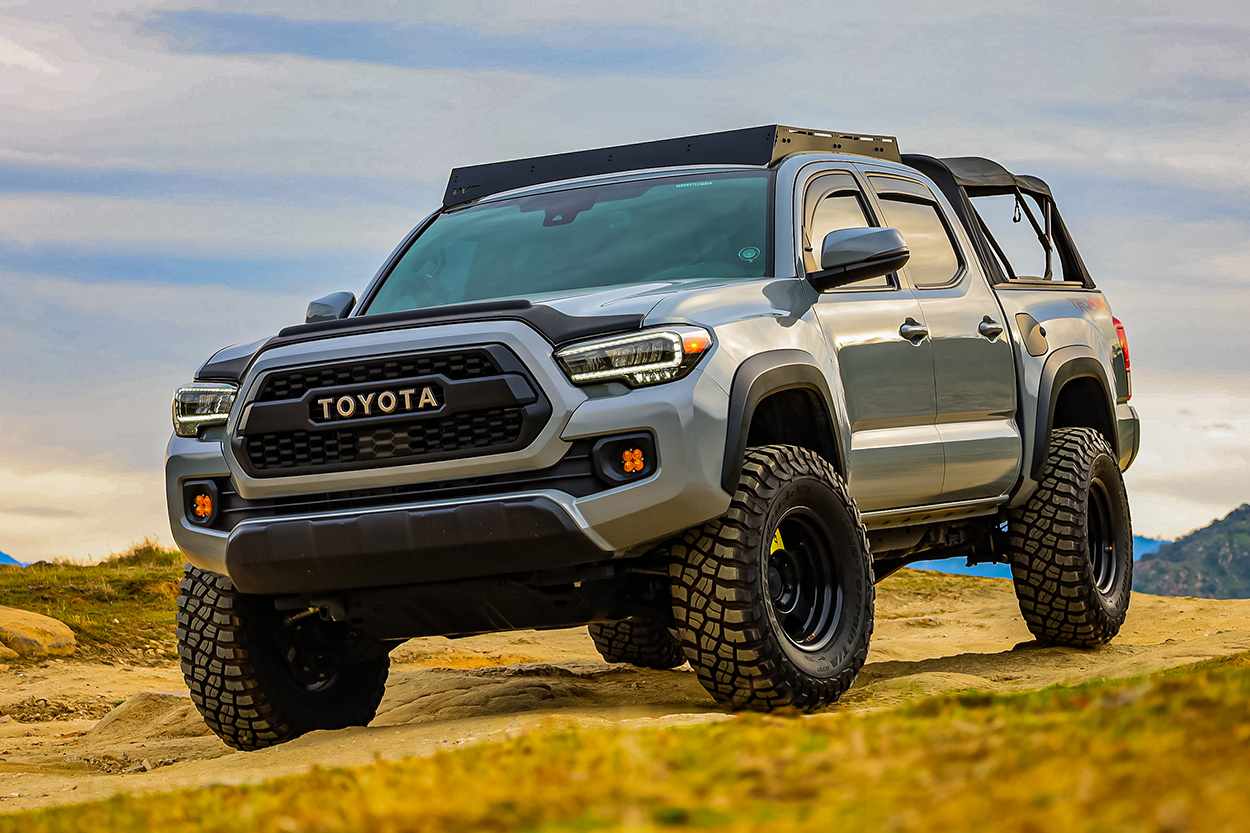 Cement 3rd Gen Toyota Tacoma With BFG KM3 Mud-Terrain Tires