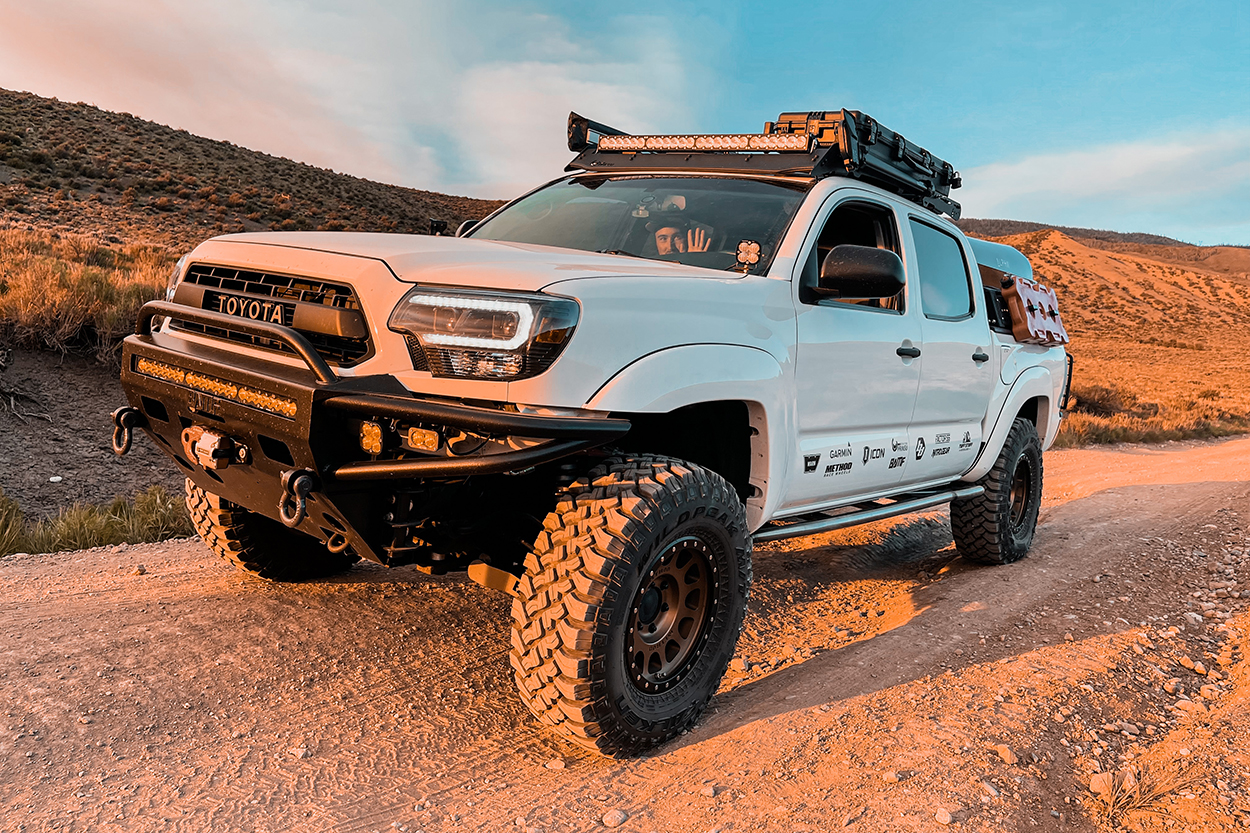 Super White 2nd Gen Tacoma With Falken Wildpeak M/T01 