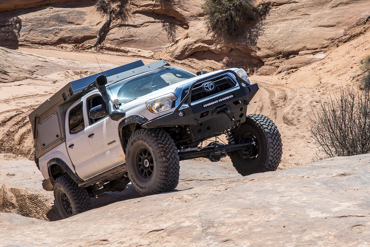 SAS Tacoma With 37" M/T Tires, Camper & Snorkel