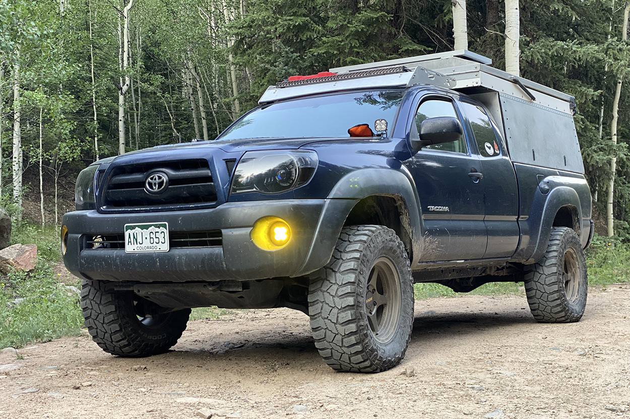 2nd Gen Tacoma With Sherpa Roof Rack & DIY Wedge Camper Setup