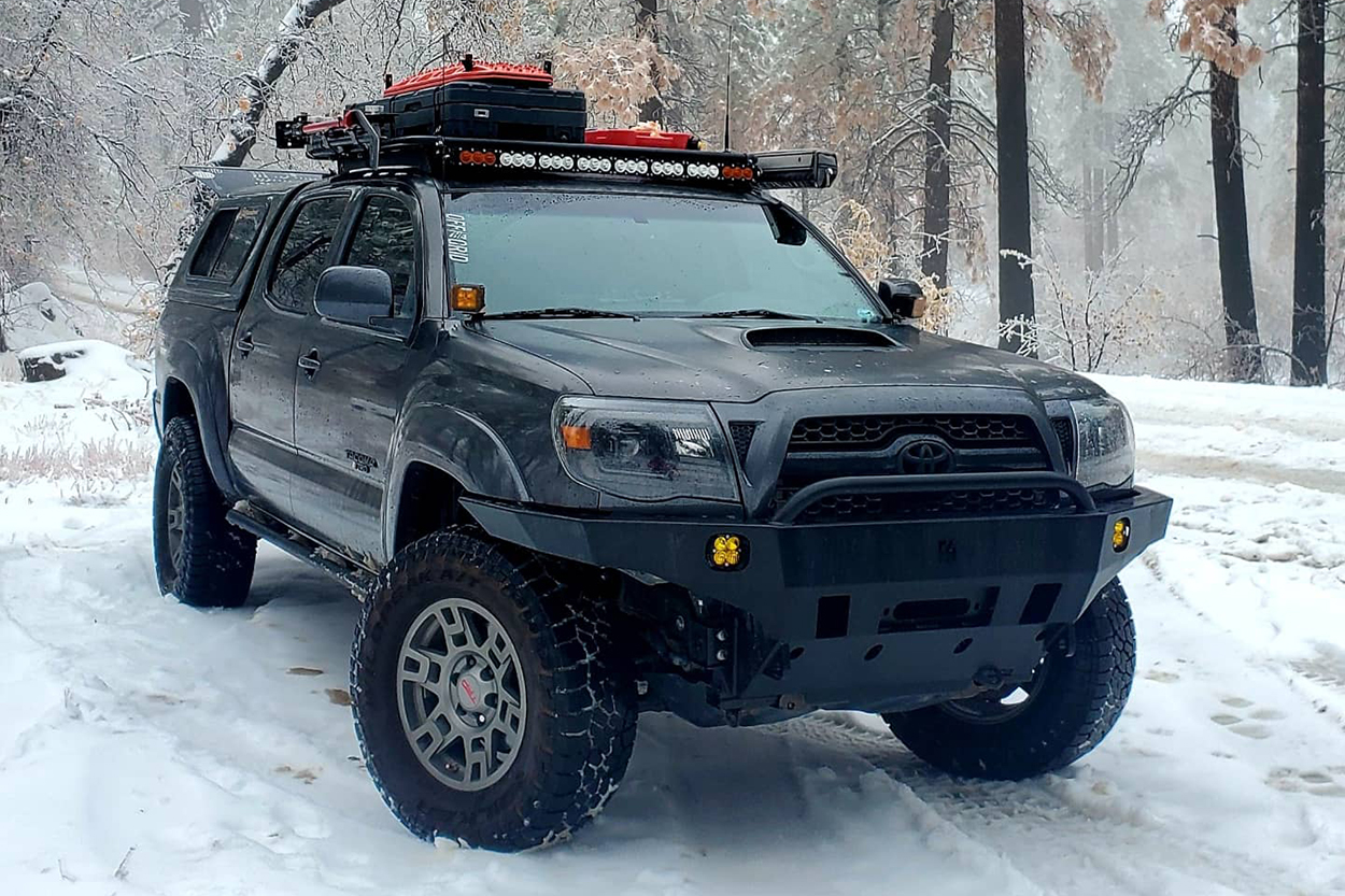 Warrior Products Platform Roof Rack On 2nd Gen Toyota Tacoma