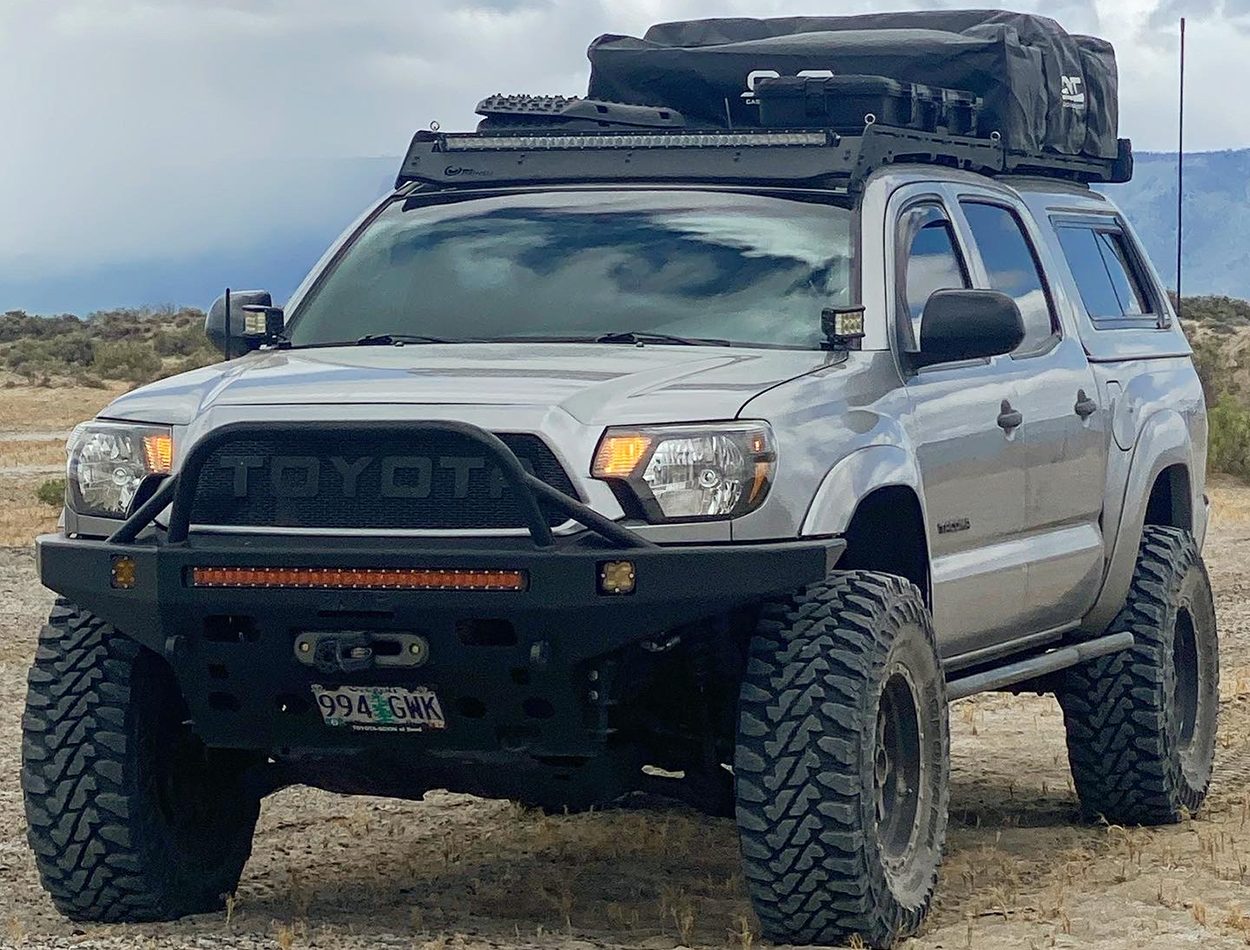 2nd Gen Tacoma With Prinsu Cab Rack & Top Rack