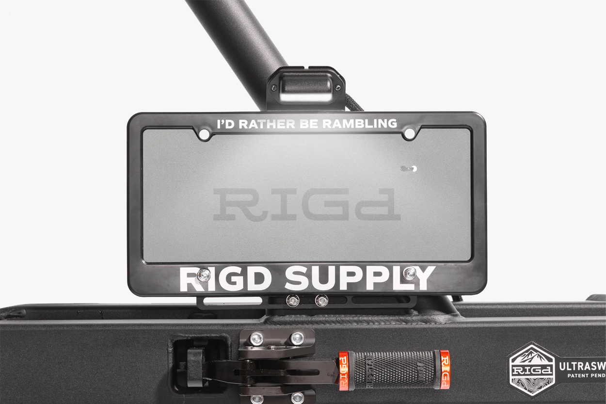 RIGd UltraSwing Tire Carrier Swingout License Plate Light Kit