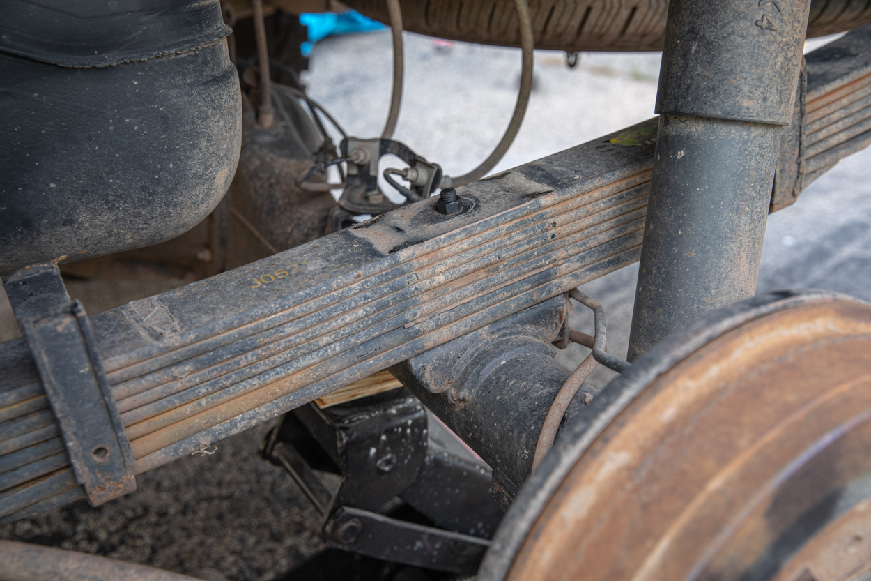 Removed OEM Rear Bump Stop On Toyota Tacoma