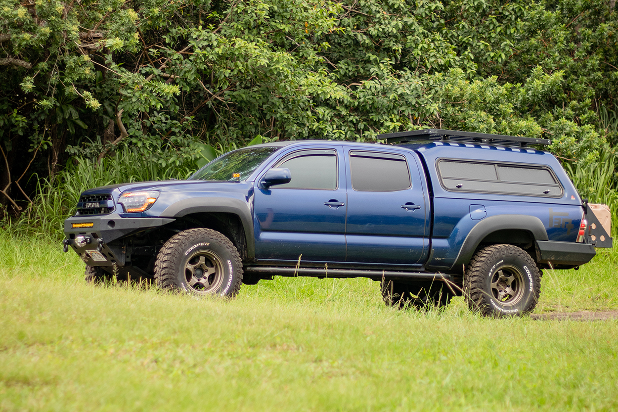 Long Bed 2nd Gen Tacoma With Step Edition Cali Raised LED Sliders