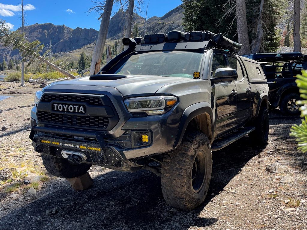 3rd Gen Tacoma With Paint Matched Camper Shell