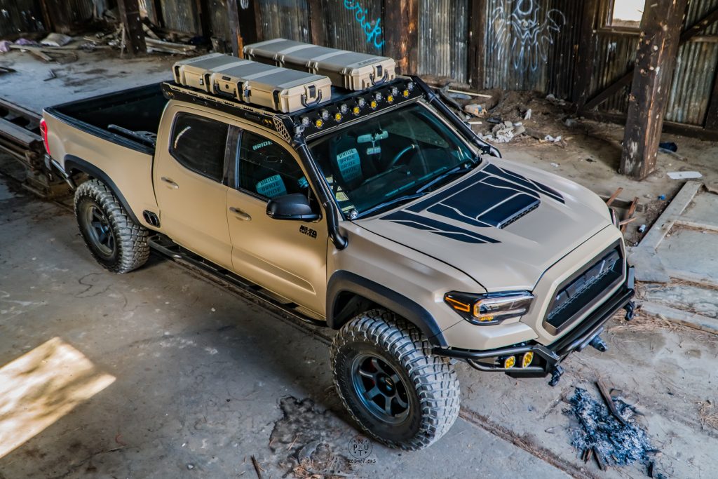 MESO CUSTOMS Long Travel Twin Turbo 3rd Gen Tacoma On 37s