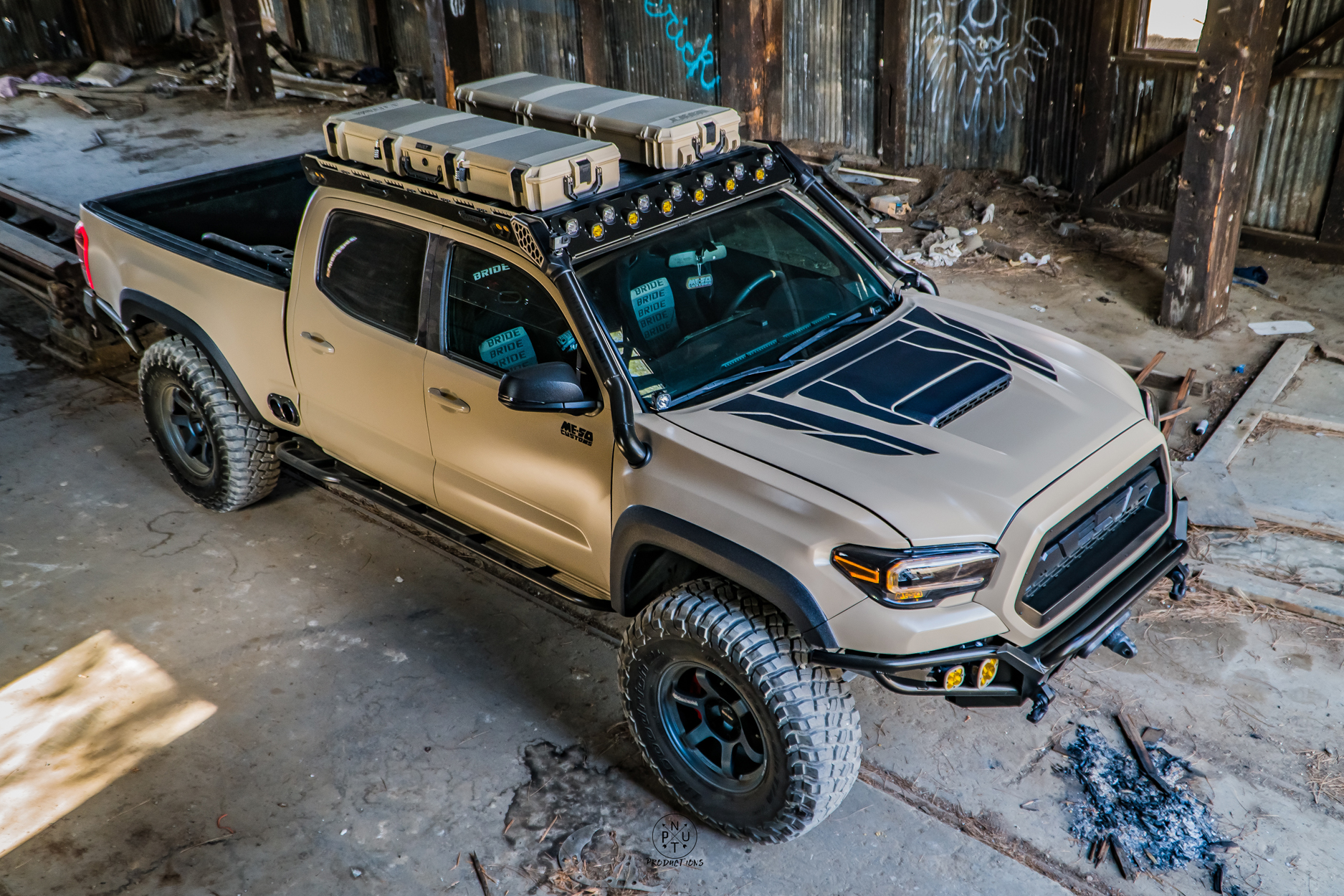 UpTop Overland Roof Rack with Pelican Boxes on 3rd Gens 