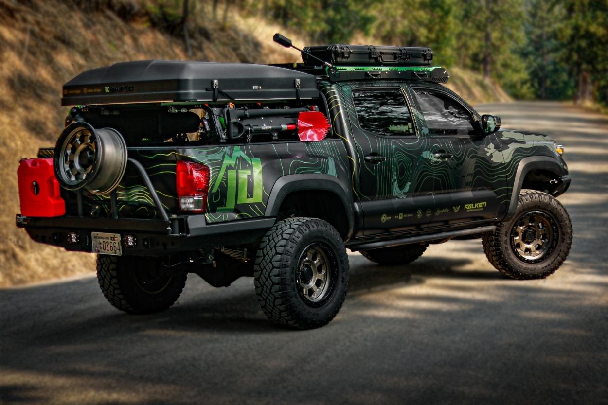 3rd Gen Tacoma w/ iKamper Skycamp Mini RTT & upTOP Overland Bed Rack