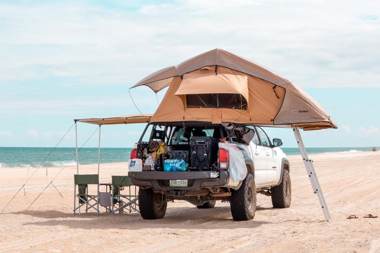 3rd Gen Tacoma w/ CBI Overland Bed Rack & ARB RTT