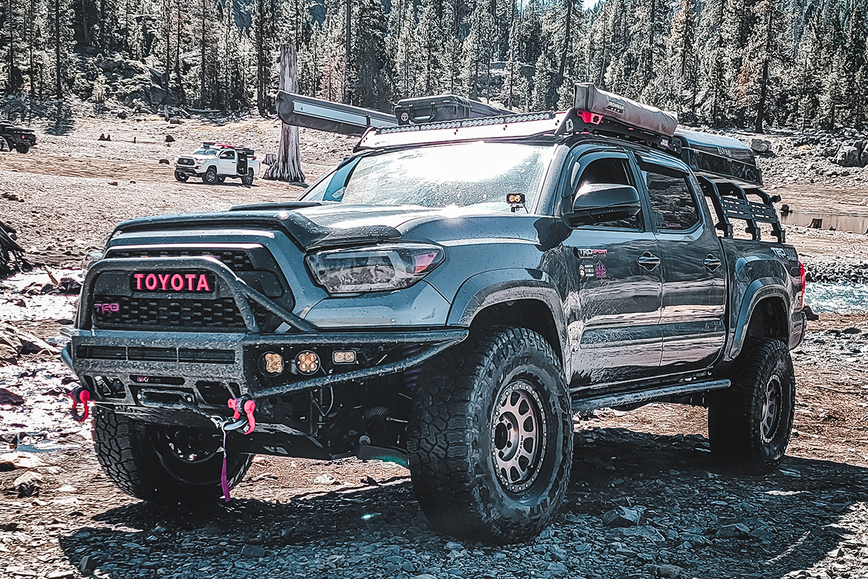 3rd Gen Tacoma With WeatherTech Stone & Bug Deflector