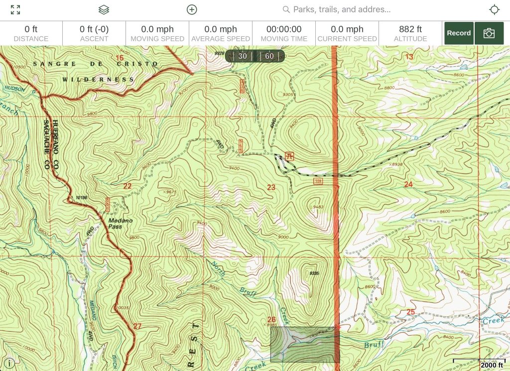 Gaia Maps GPS Interface