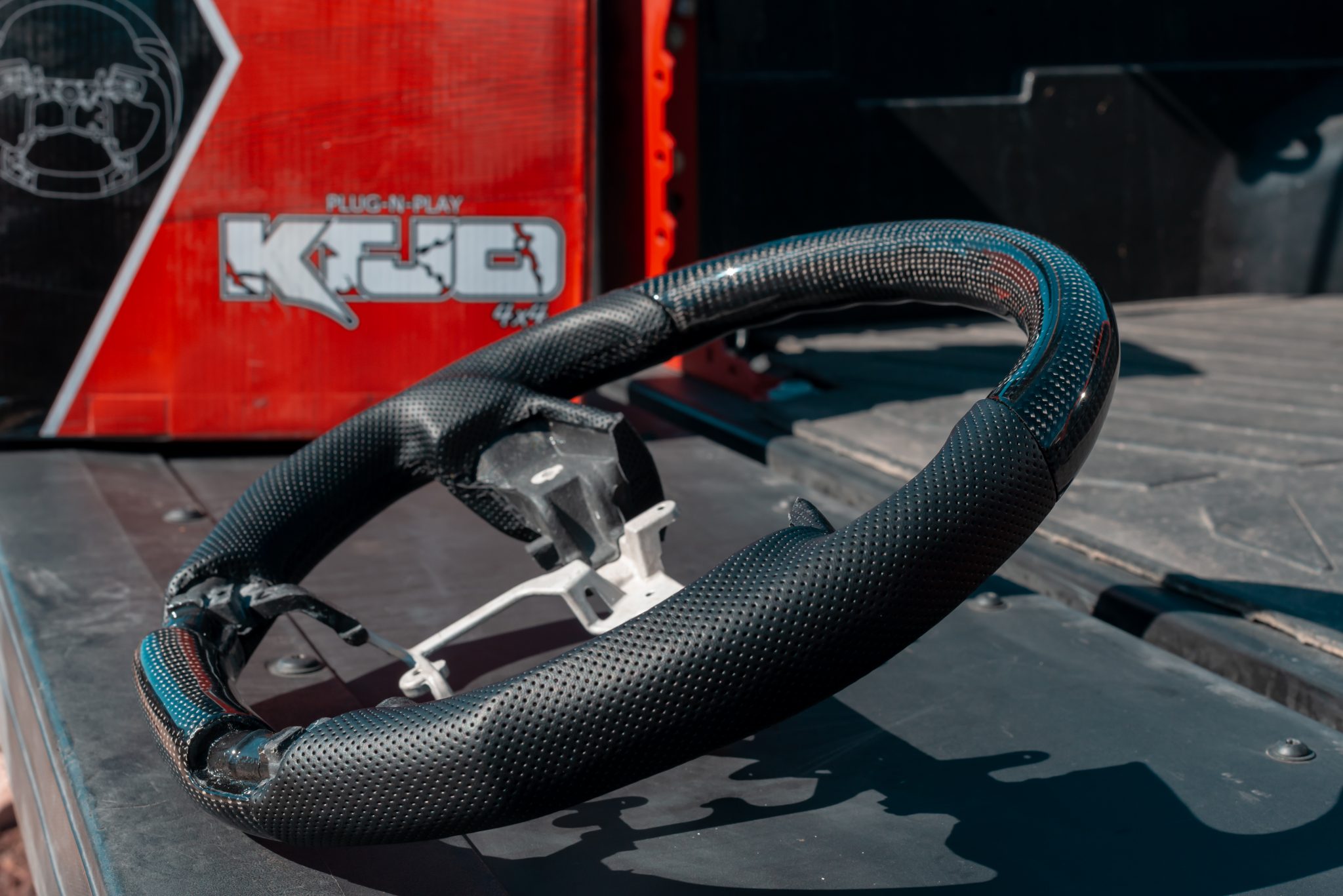 KTJO 4X4 Carbon Fiber Steering Wheel Install/Review