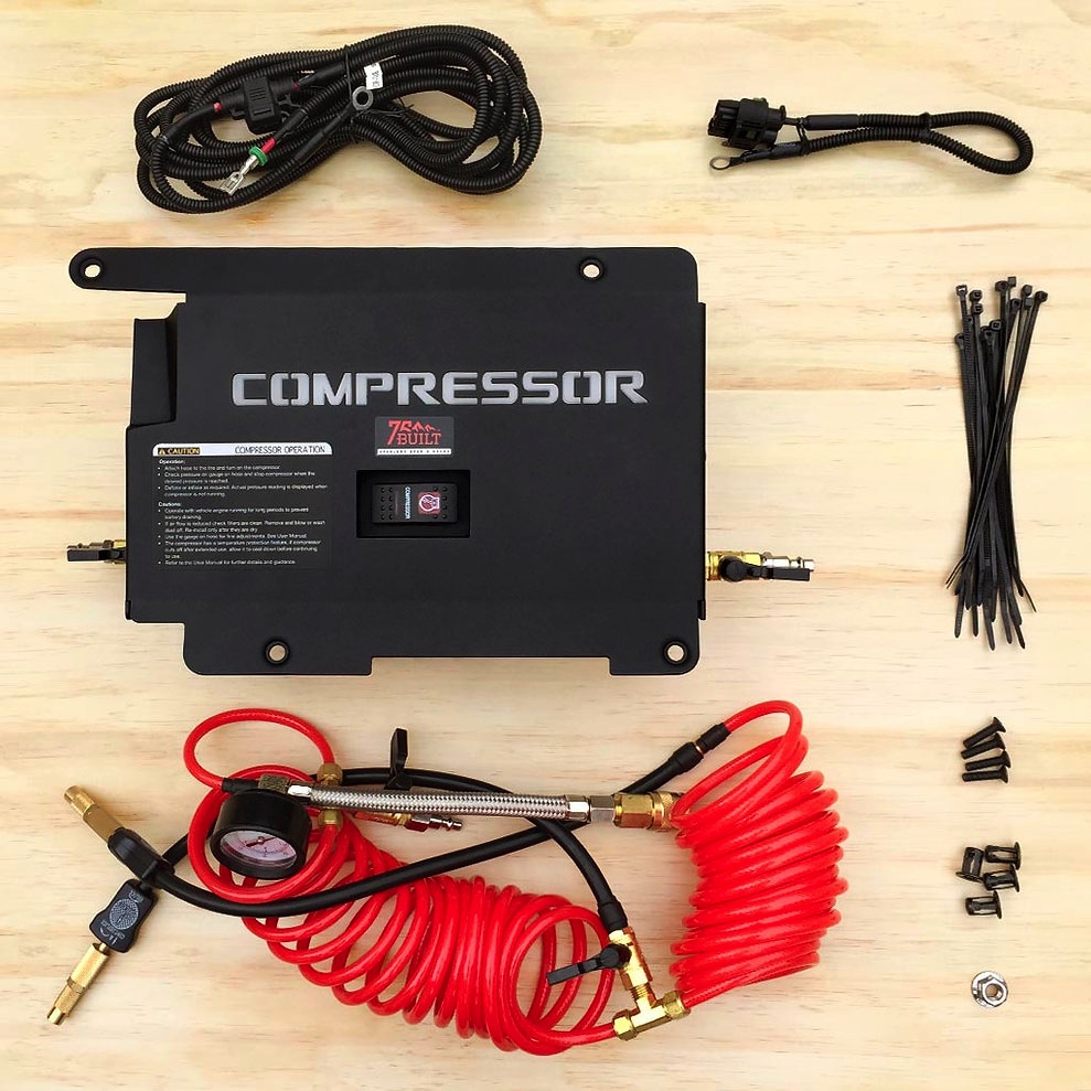 75Built Under-Seat (Rear) Air Compressor Kit For 3rd Gen Tacoma