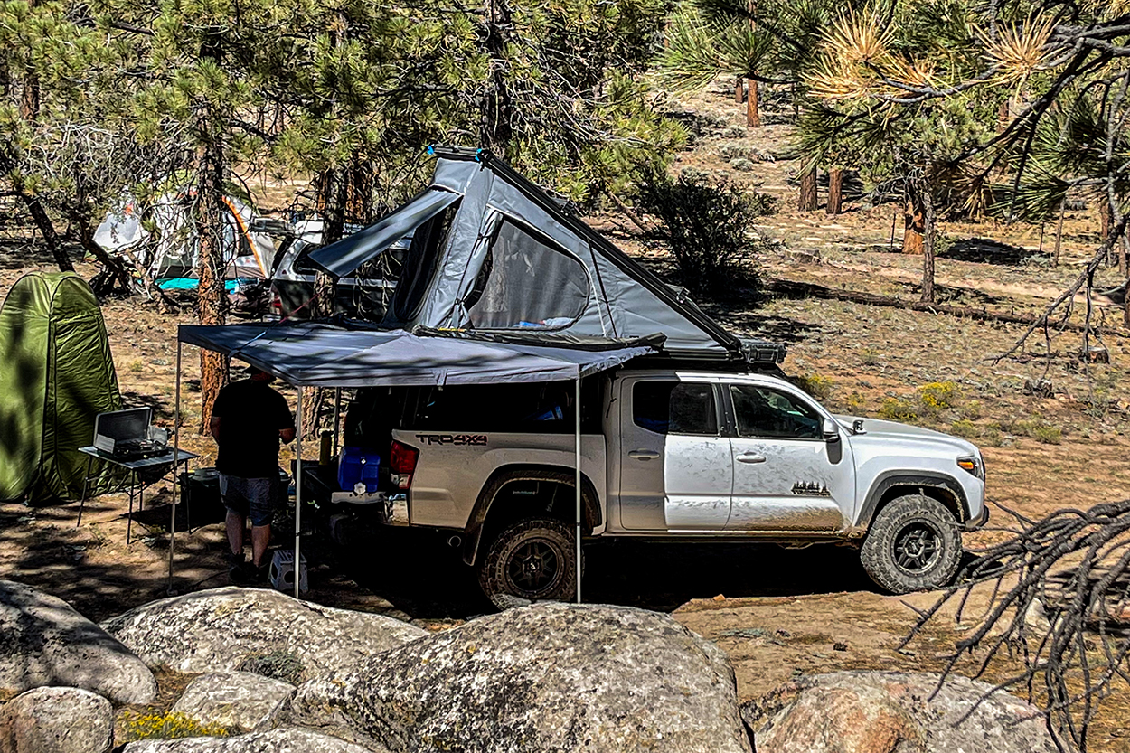 Tacoma w/ Overland Pros Wraptor 270 Awning