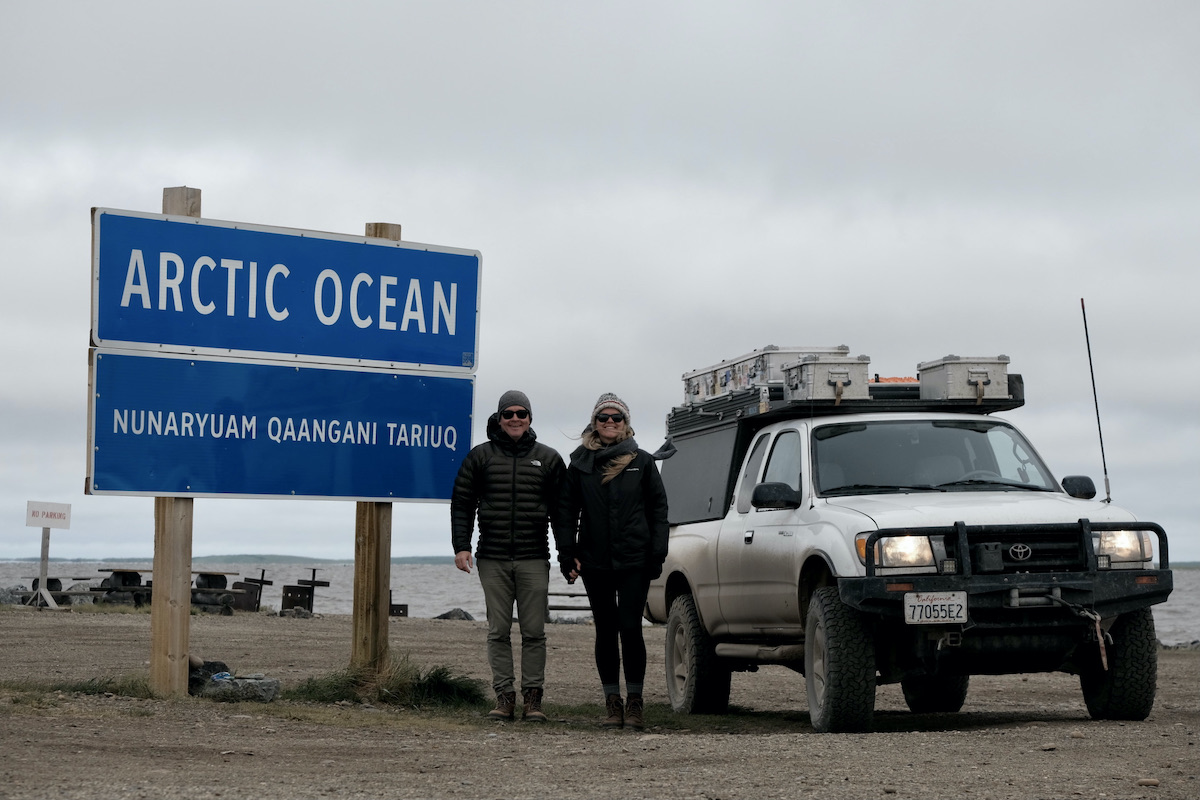 1st Gen Tacoma With V1 GFC At Artic Ocean On Dempster Highway