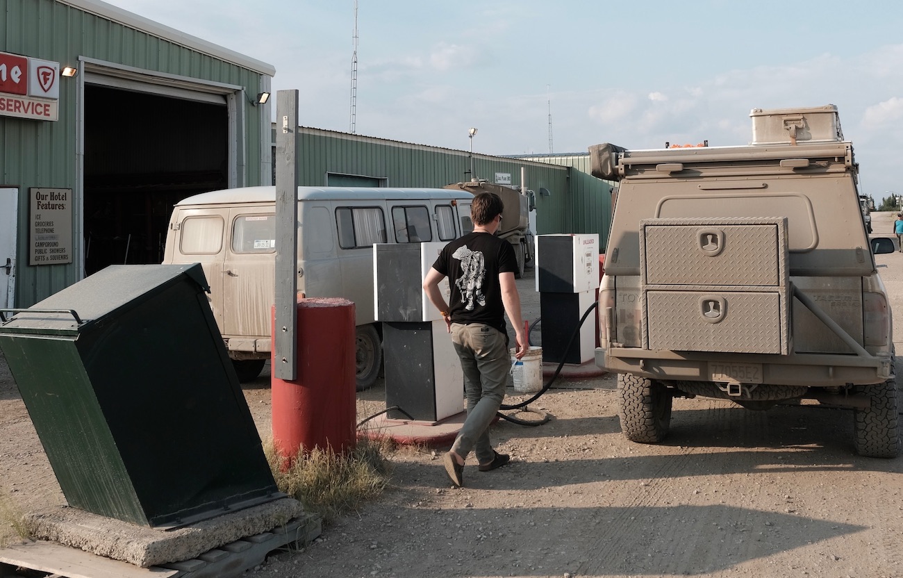 Fueling Up On The Dempster Highway