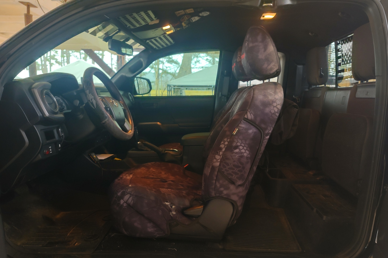 3rd Gen Tacoma With Kryptek Seat Covers