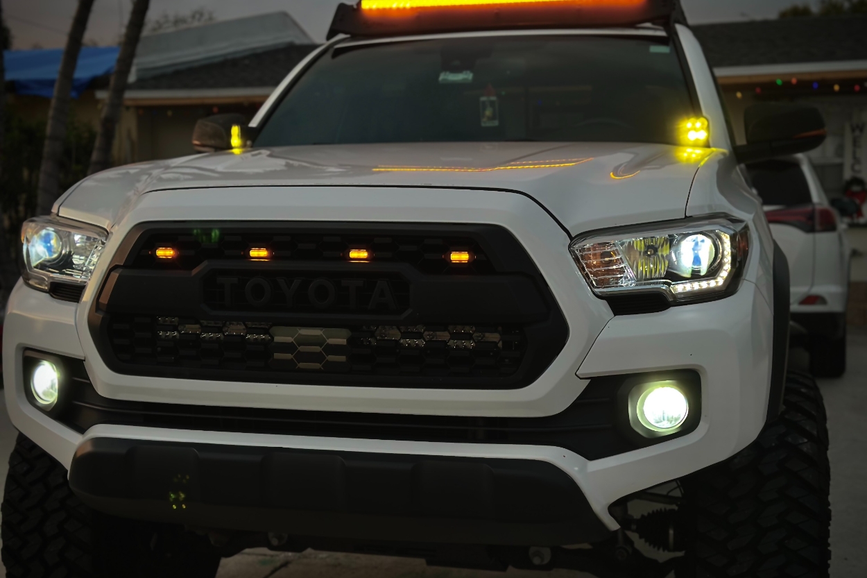 Amber LED Marker Lights For Toyota Tacoma