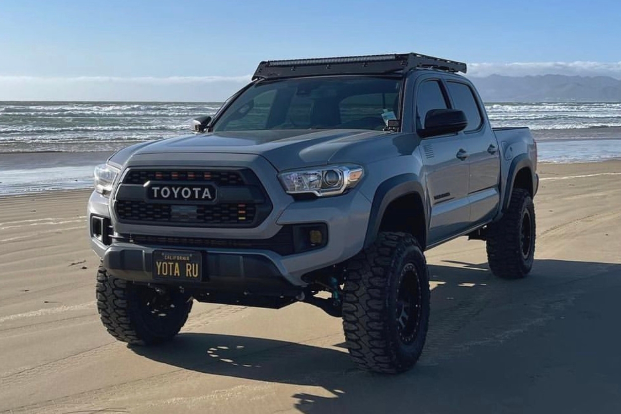 TRD Off Road Tacoma with Prinsu Roof Rack & Front Bumper Viper Cut