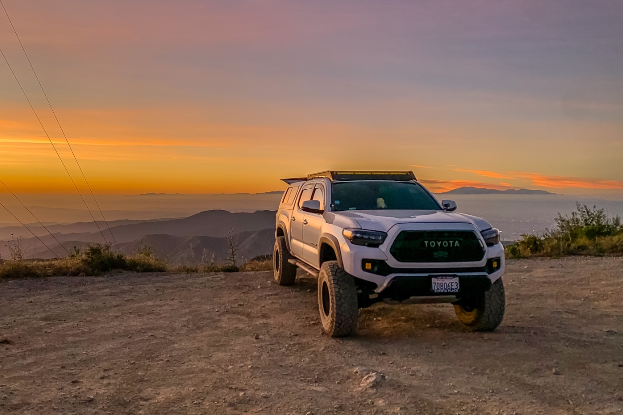 3rd Gen Tacoma with Camper Shell & Front Viper Cut