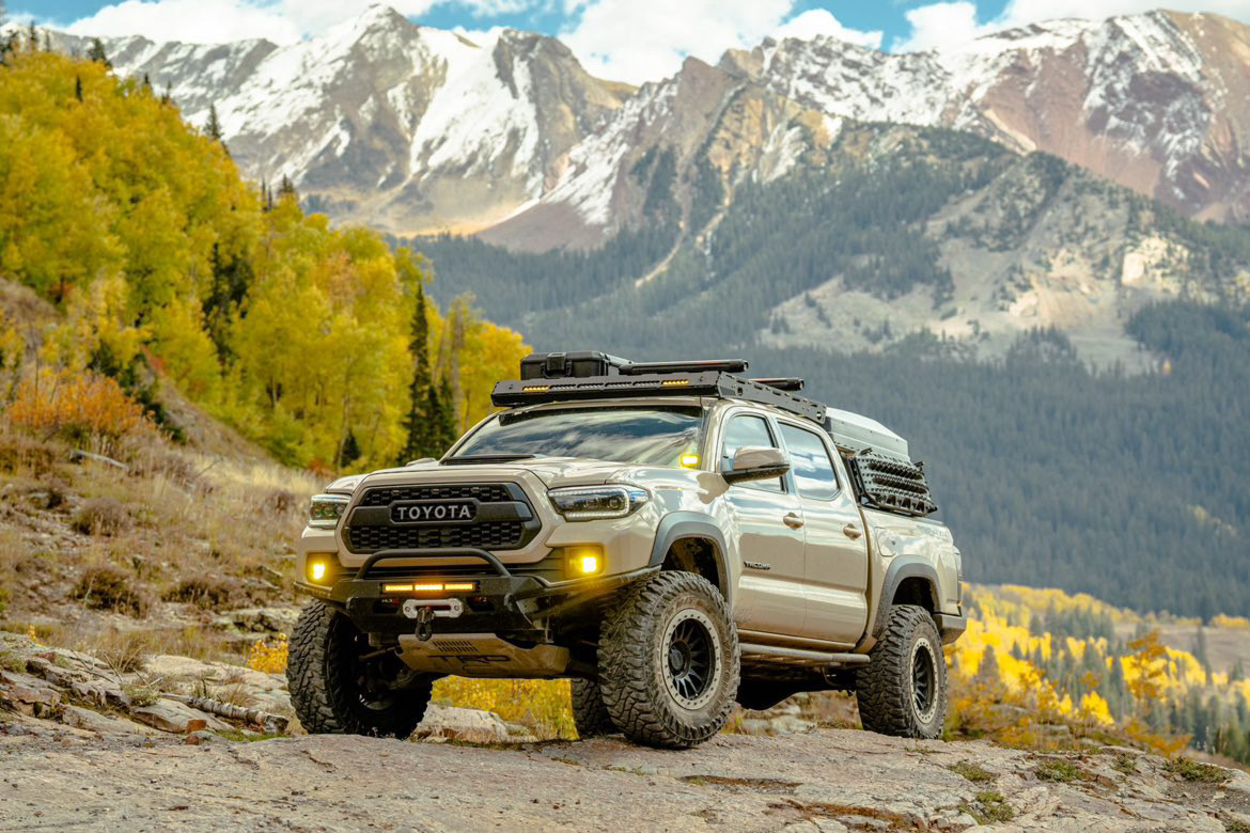 Lifted Quicksand 3rd Gen Tacoma With RRW Wheels 