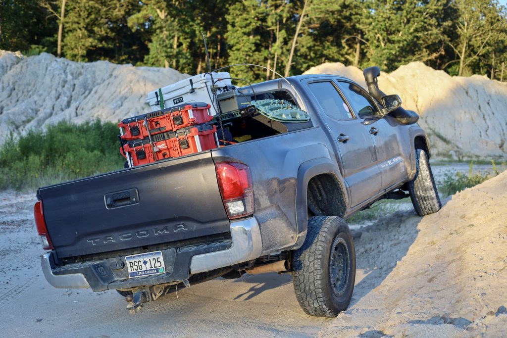 3rd Gen Tacoma w/ Milwaukee PACKOUT Modular Storage System