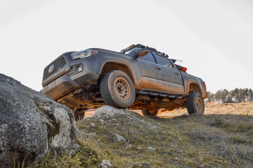 3rd Gen Tacoma With Weld-On Rock Sliders