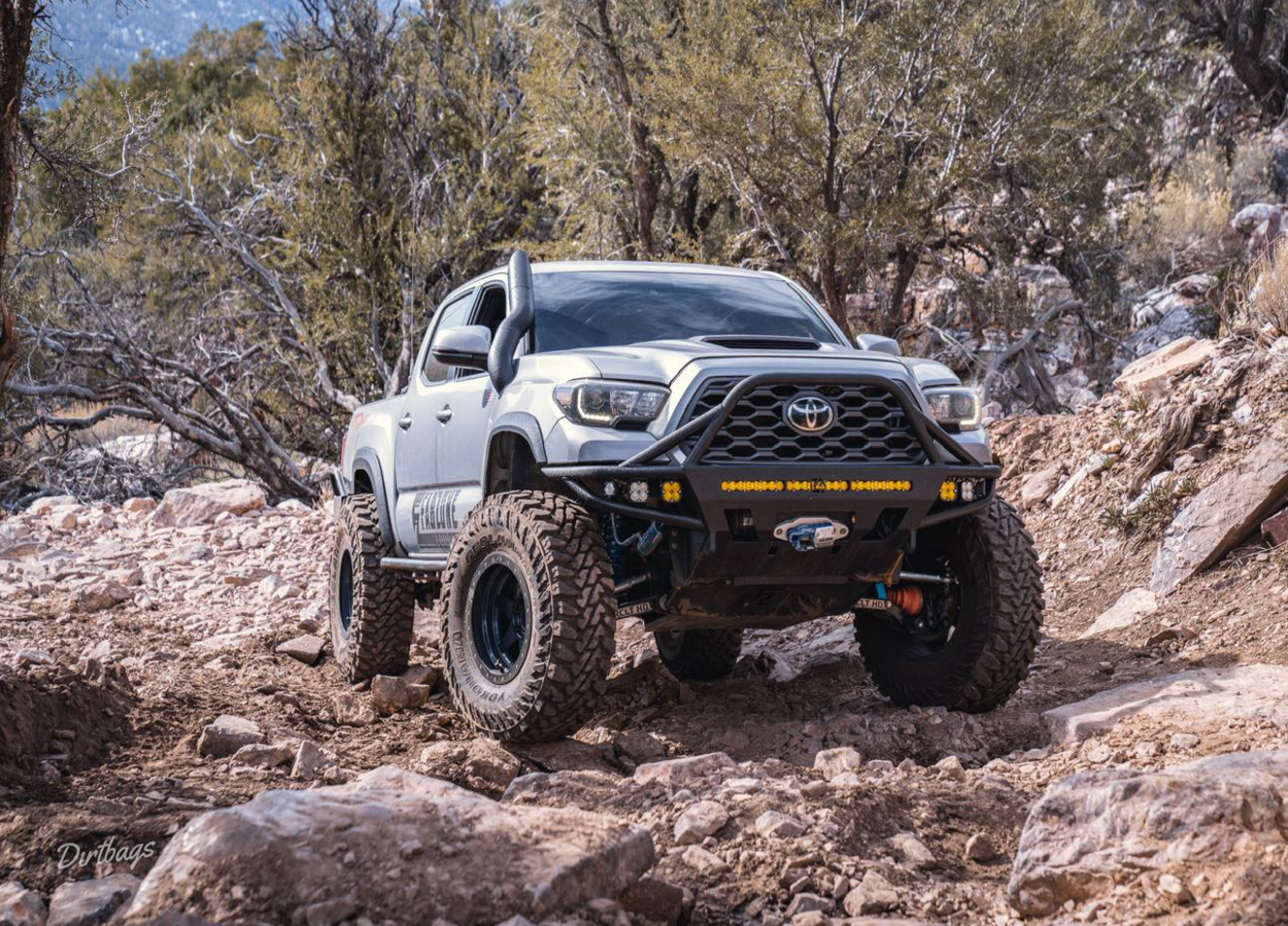 3rd Gen Tacoma RCLT HD Long Travel, C4 Fab Hybrid Front Bumper & Custom Made Snorkel Intake