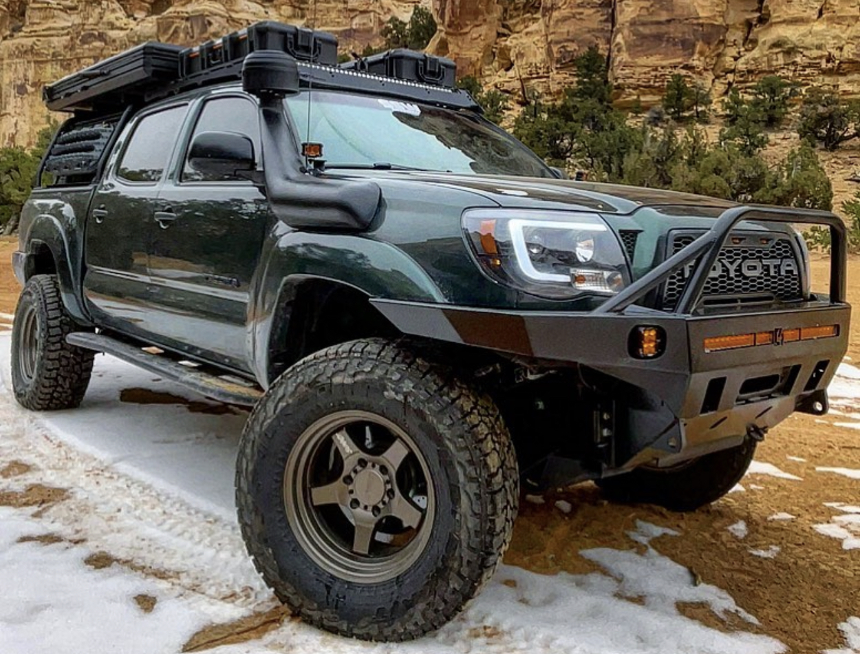 2nd Gen Tacoma with Pelican Vault V700 Storage Boxes and Leitner Designs XL Pod and Dual Pod Storage Boxes