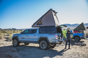 3rd Gen Tacoma with Go Fast Camper Bed Topper