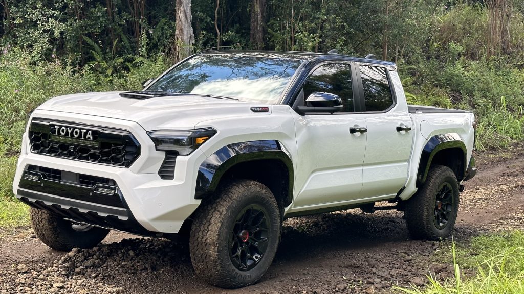 White 2024 4th Gen Tacoma TRD Pro