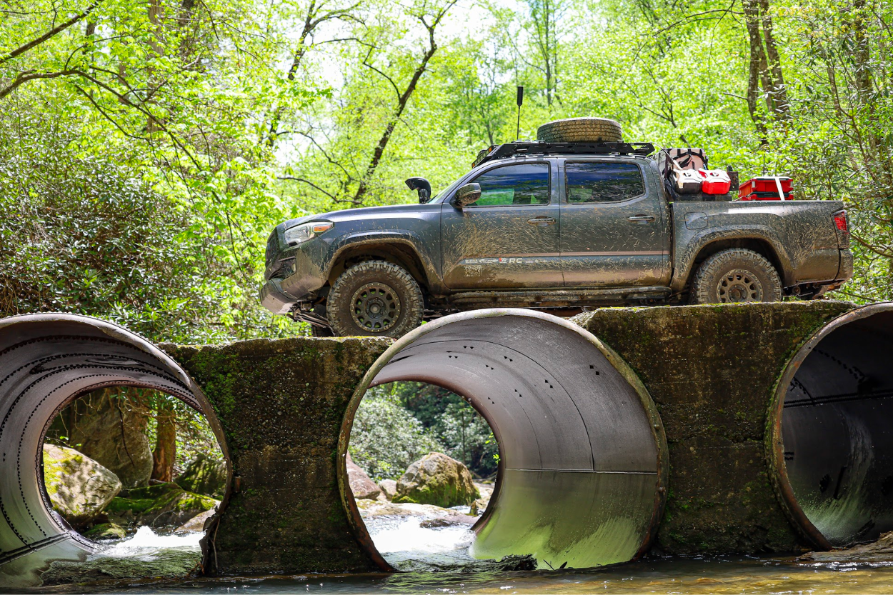 3rd Gen Tacoma With Melipron Universal Spare Tire Carrier