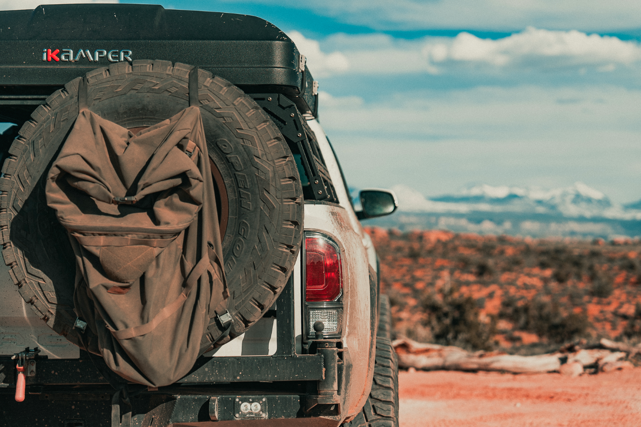 3rd Gen Tacoma with CBI High Clearance Rear Bumper with Dual Swing-Out