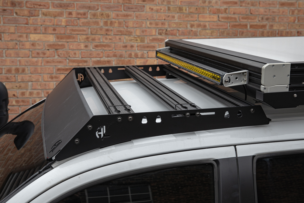 GFC Camper Compatible Roof Rack - Will Not Hit Truck Camper When Bed Flexes