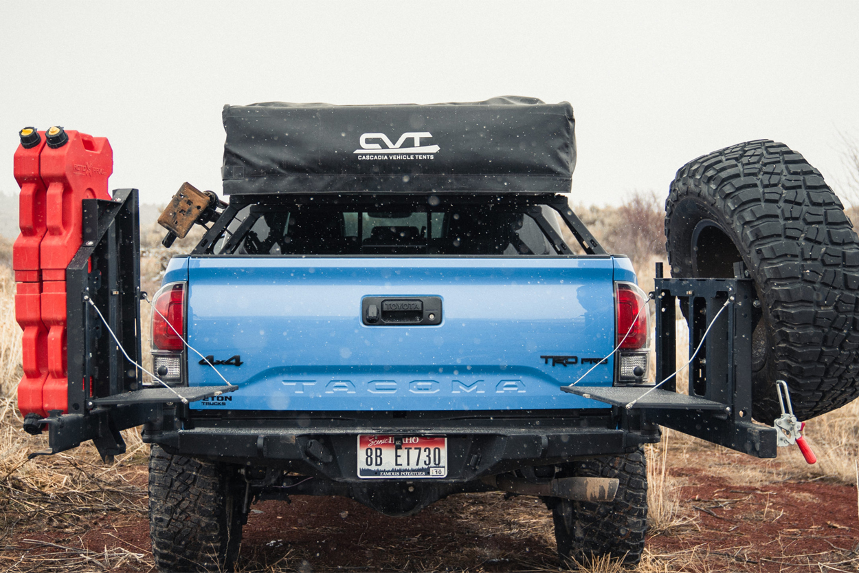 CBI High Clearance Rear Bumper With Dual Swingouts & Camp Tables