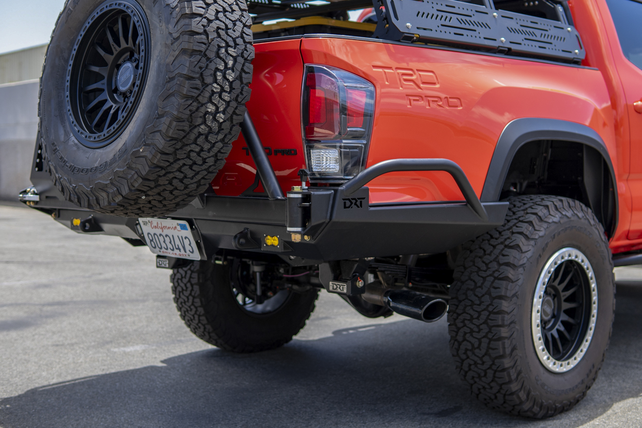 DRT Fabrication Rear Bumper With Swingout On Solar Octane Tacoma