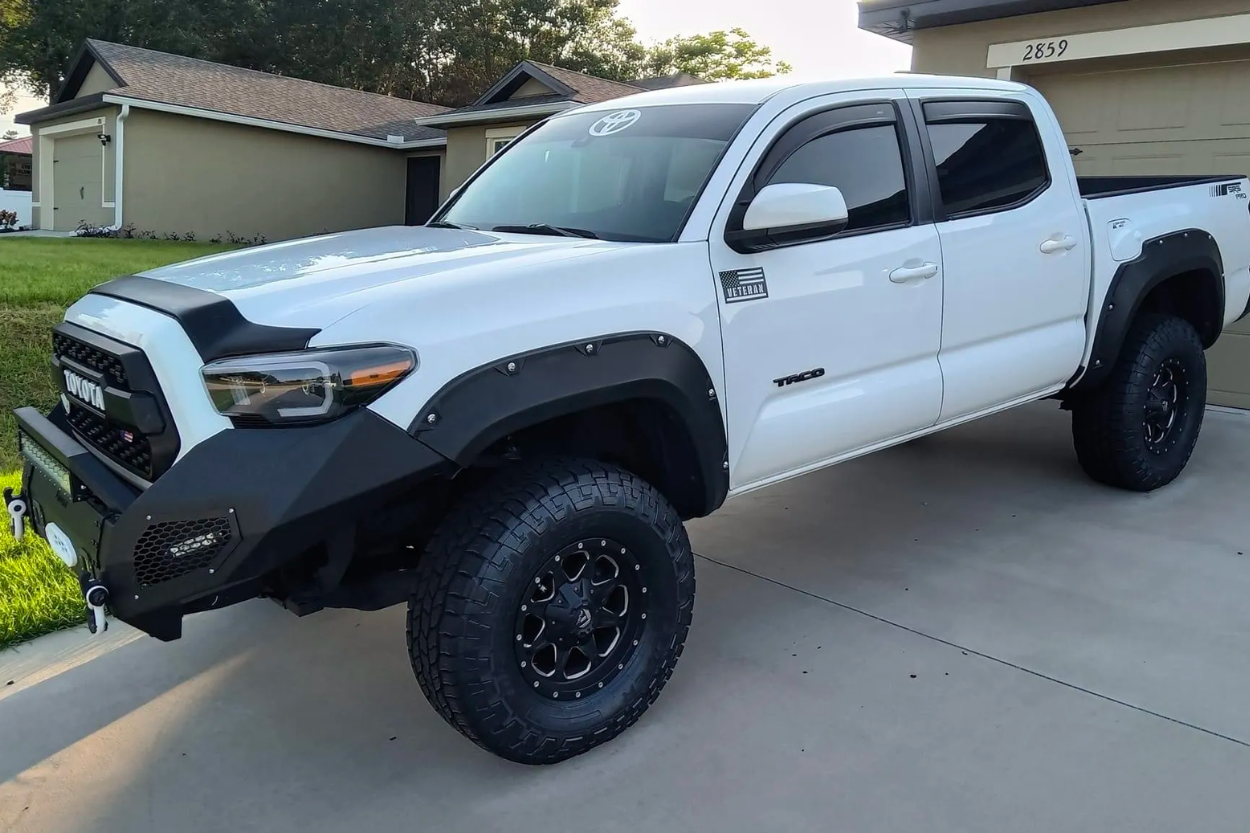 White SR5 3rd Gen Tacoma Overland Build