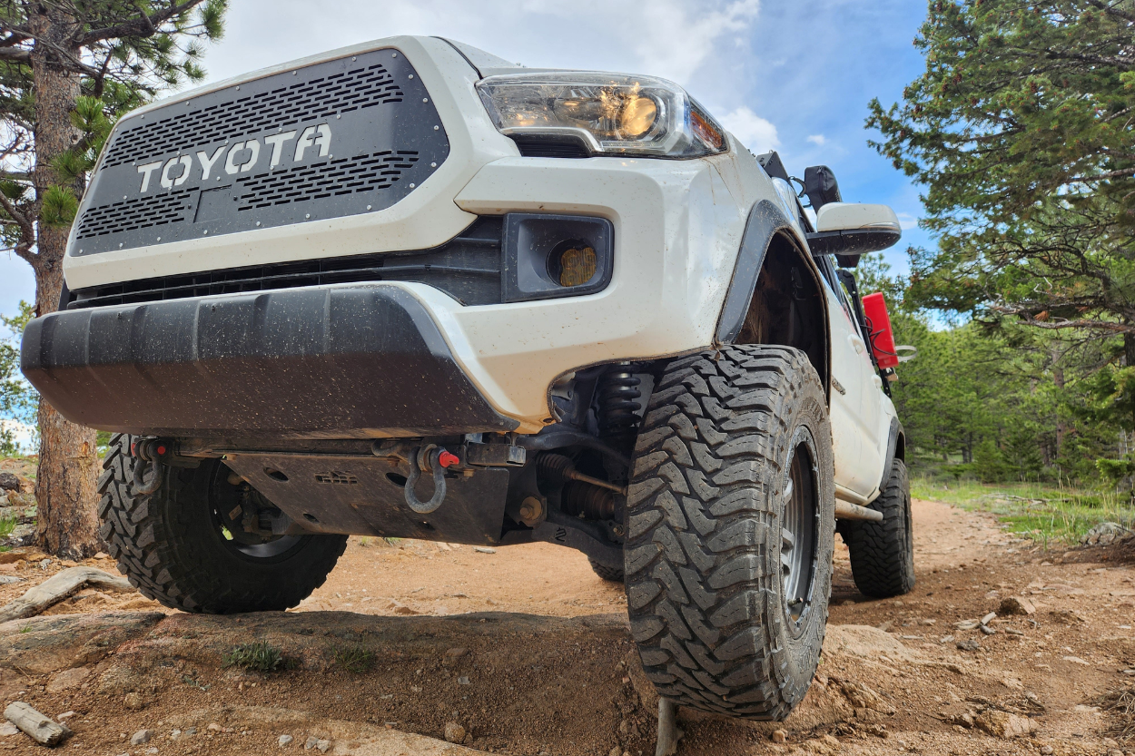 3rd Gen Tacoma TRD Off-Road with CBI Off Road Fab Full Skid Plates 