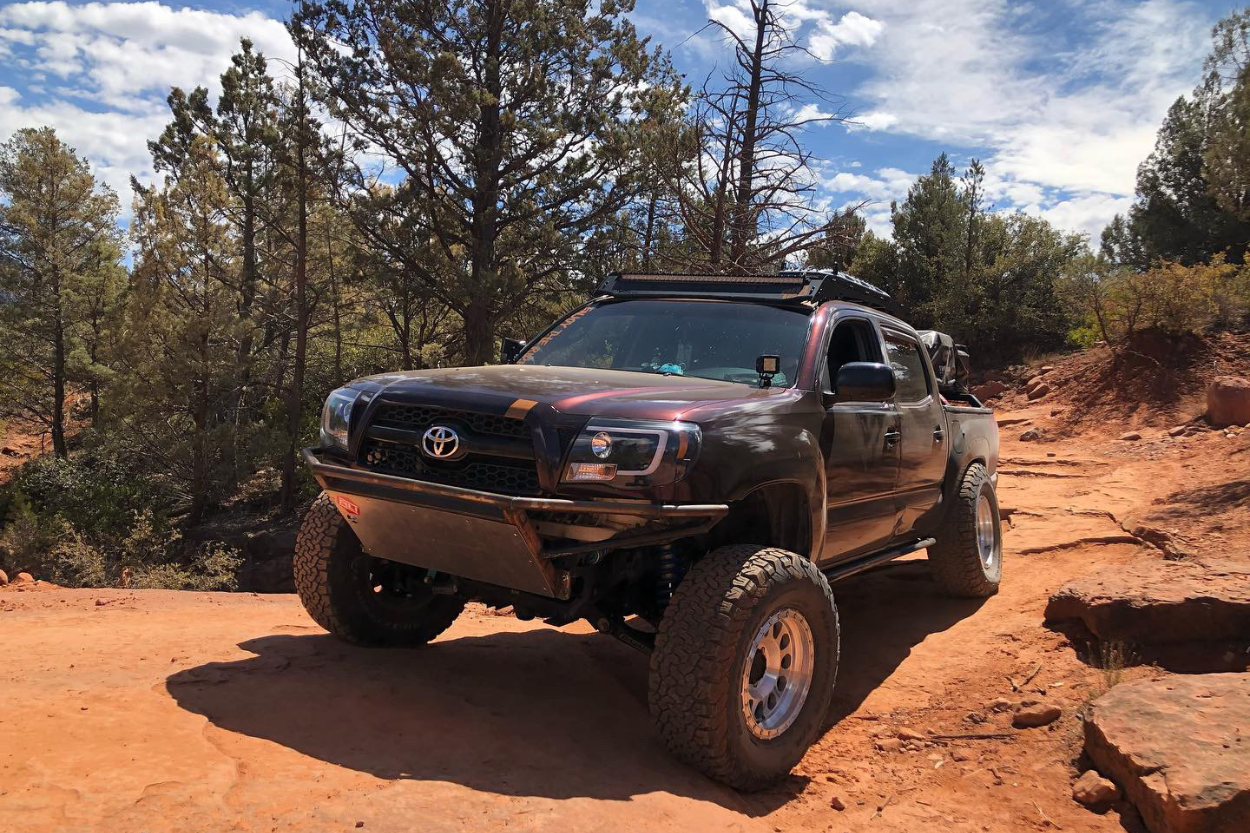 Long Travel 2nd Gen Tacoma With Custom Vinyl Wrap