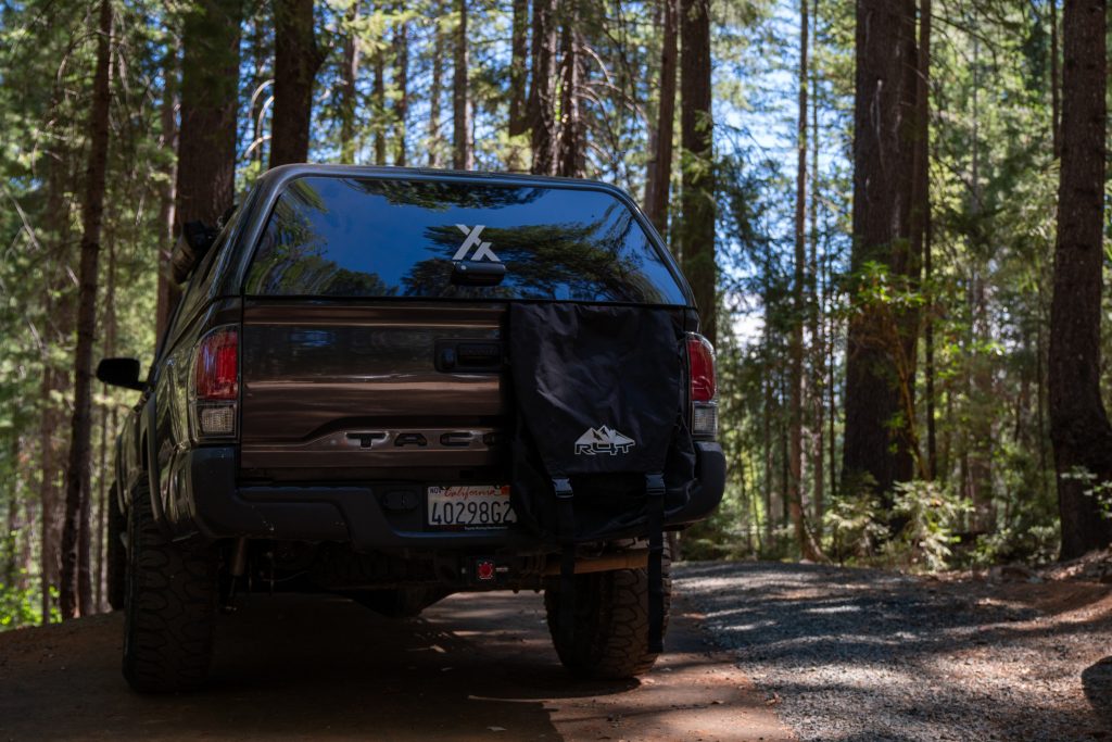 R4T Spare Tire Gear/Trash Bag Mounted On 3rd Gen Tacoma Tailgate